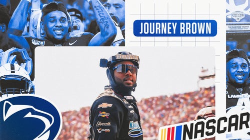 NASCAR Trending Image: Journey Brown's unlikely path from Penn State football star to NASCAR pit crew member